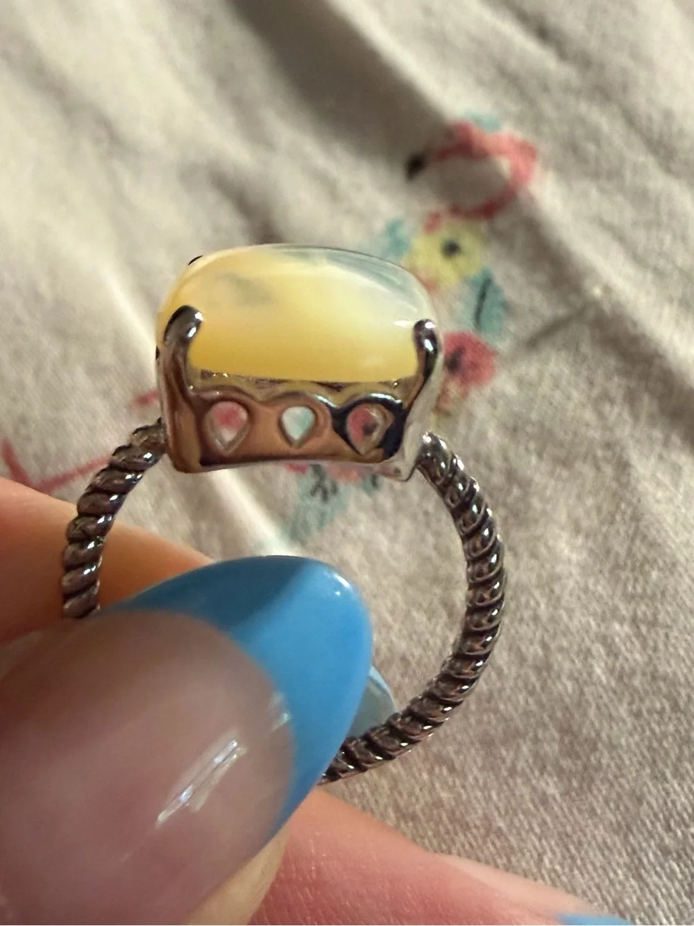 Set of Three Stylish Rings